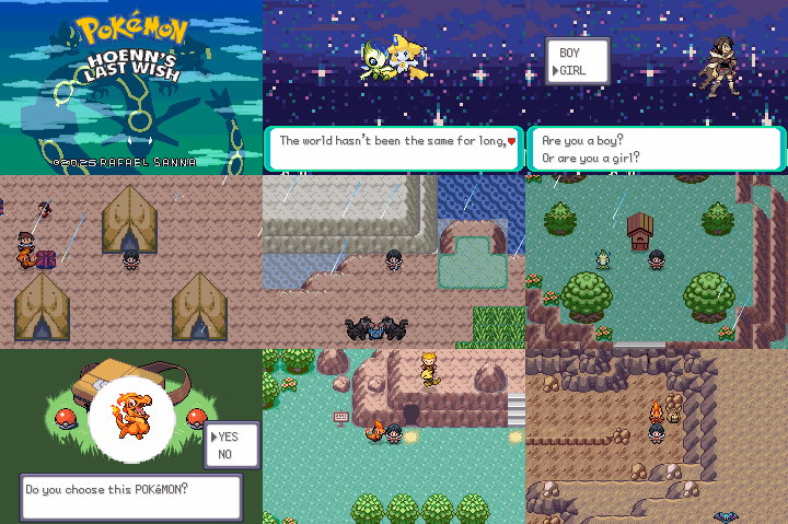 Pokémon Hoenn's Last Wish (GBA) Gameplay Screenshot 1 - Gohan's Tips