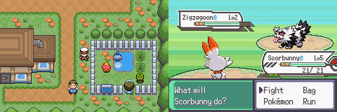 Pokémon Hyper Emerald Lost Artifacts (GBA) Gameplay Screenshot 1 - Gohan's Tips