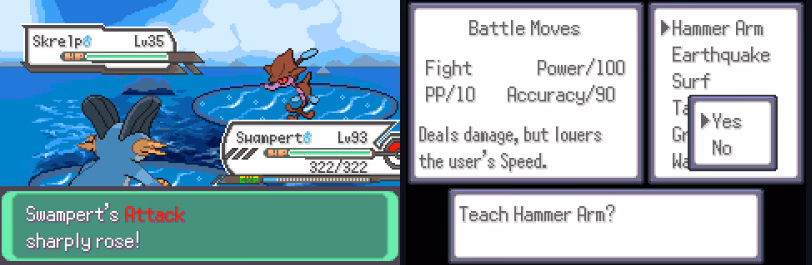 Pokémon Hyper Emerald Lost Artifacts (GBA) Gameplay Screenshot 4 - Gohan's Tips