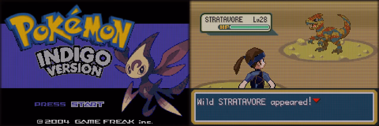 Pokémon Indigo (GBA) Gameplay Screenshot 1 - Gohan's Tips