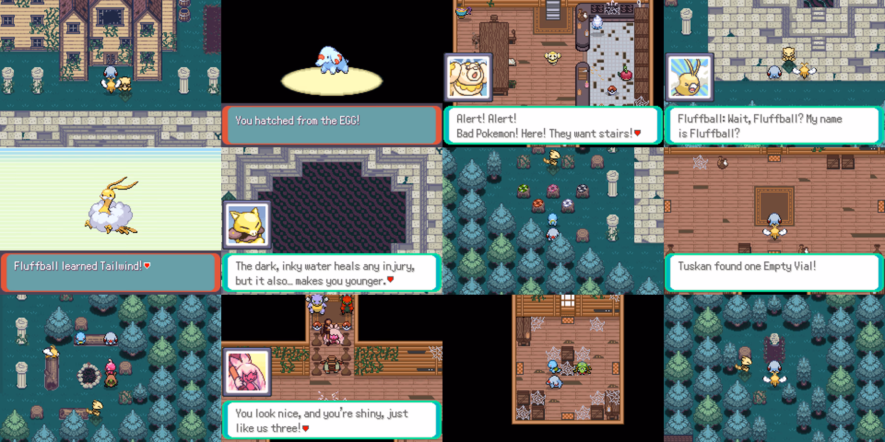 Pokémon Inkwell (GBA) Gameplay Screenshot 1 - Gohan's Tips