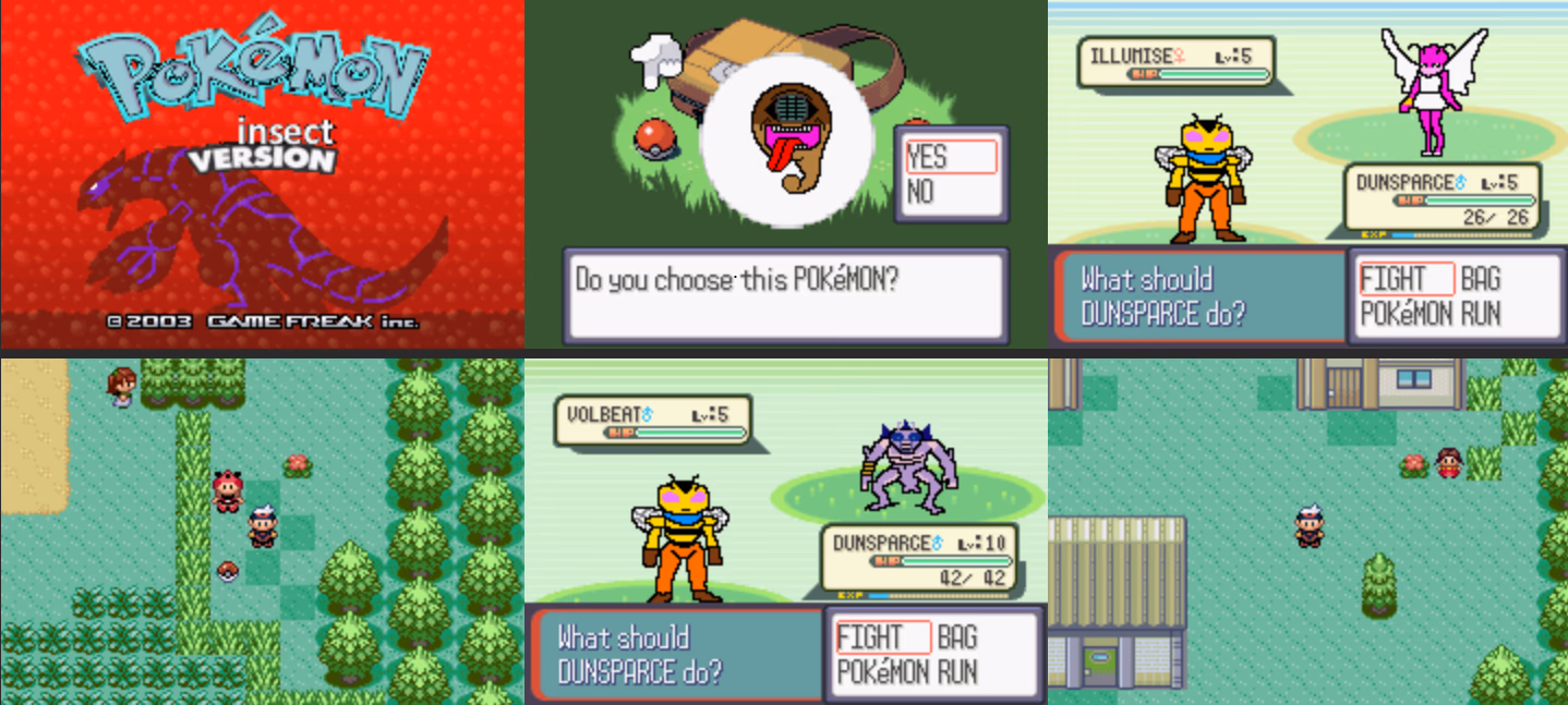 Pokémon Insect Version (GBA) Gameplay Screenshot 1 - Gohan's Tips
