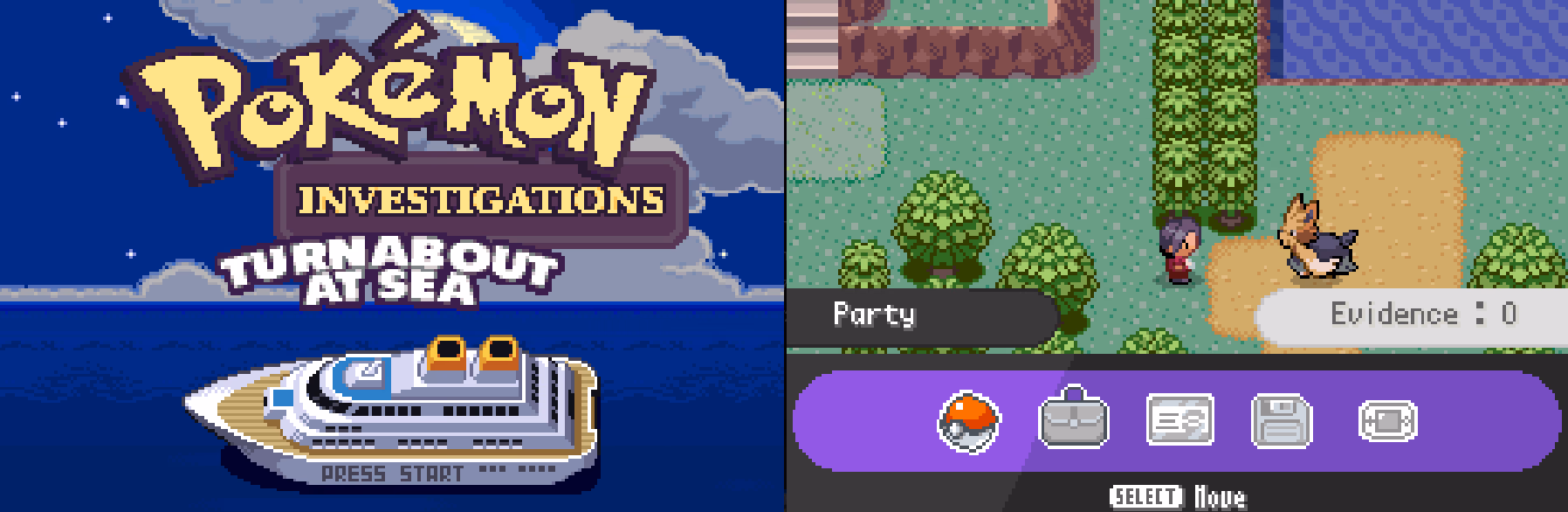 Pokémon Investigations - Turnabout at Sea (GBA) Gameplay Screenshot 1 - Gohan's Tips