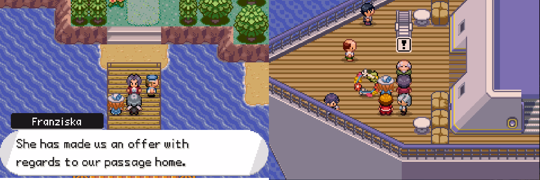 Pokémon Investigations - Turnabout at Sea (GBA) Gameplay Screenshot 2 - Gohan's Tips