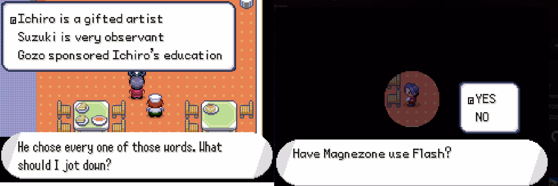 Pokémon Investigations - Turnabout at Sea (GBA) Gameplay Screenshot 3 - Gohan's Tips