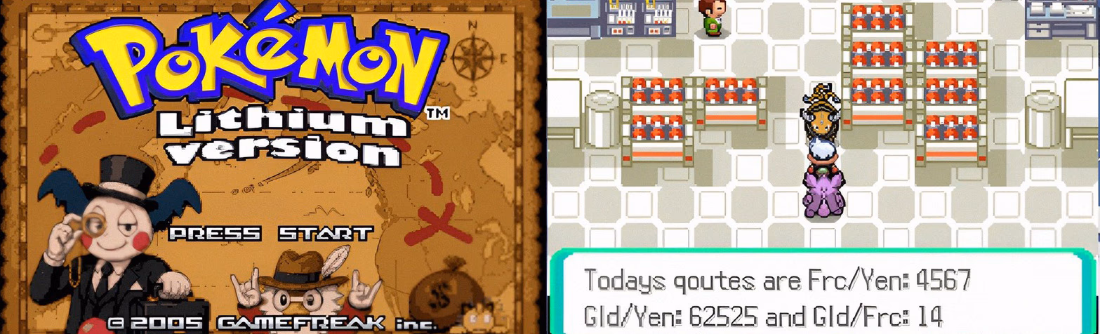 Pokémon Lithium (GBA) Gameplay Screenshot 1 - Gohan's Tips