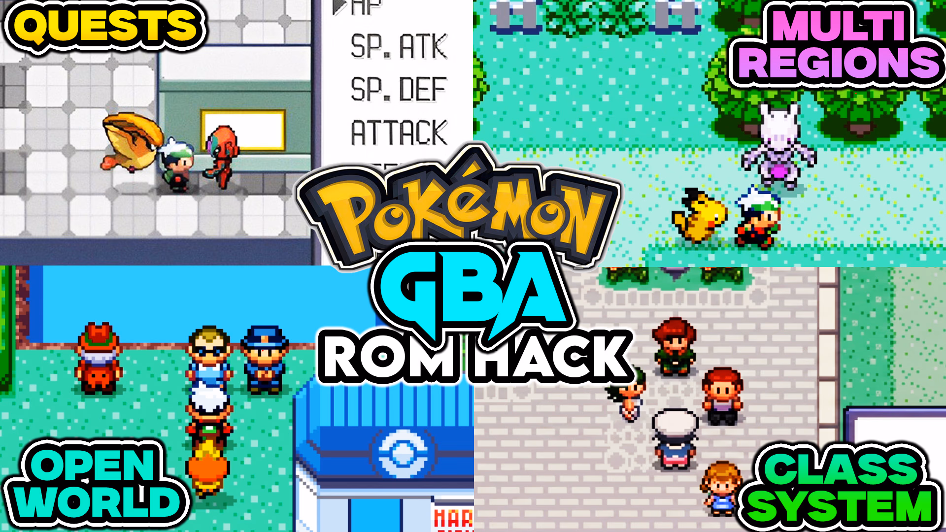 Download Pokémon Lithium GBA ROM Hack - Background Aura - Gohan's Tips