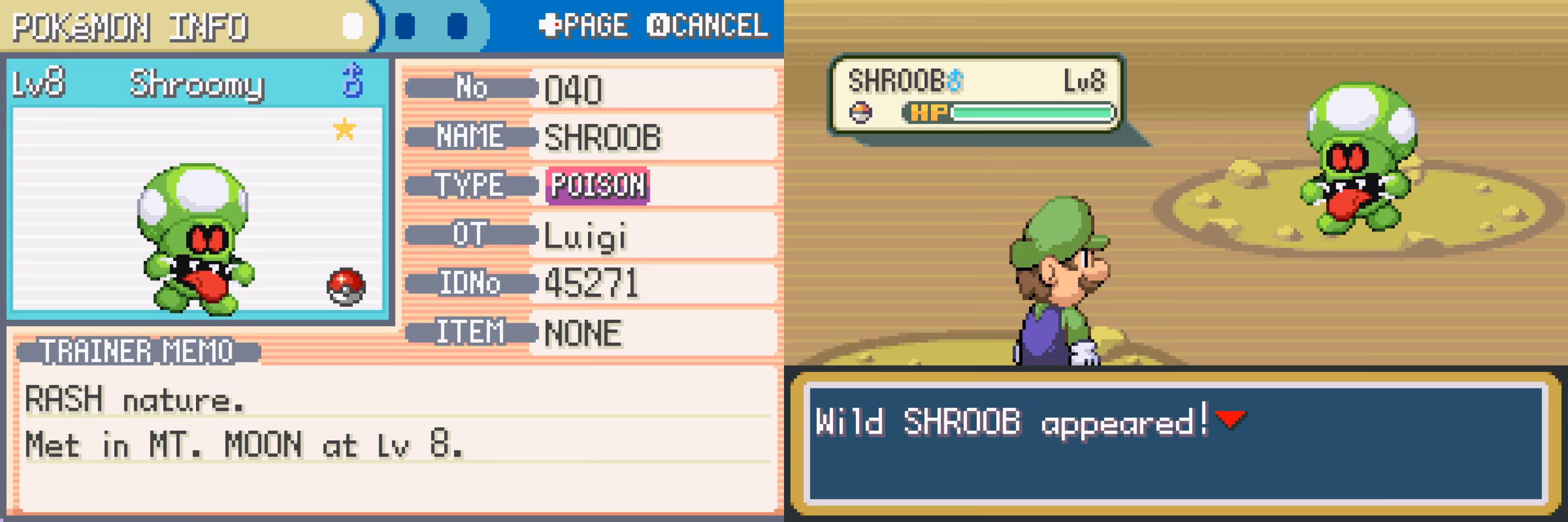 Pokémon Mariored & Luigigreen (GBA) Gameplay Screenshot 1 - Gohan's Tips