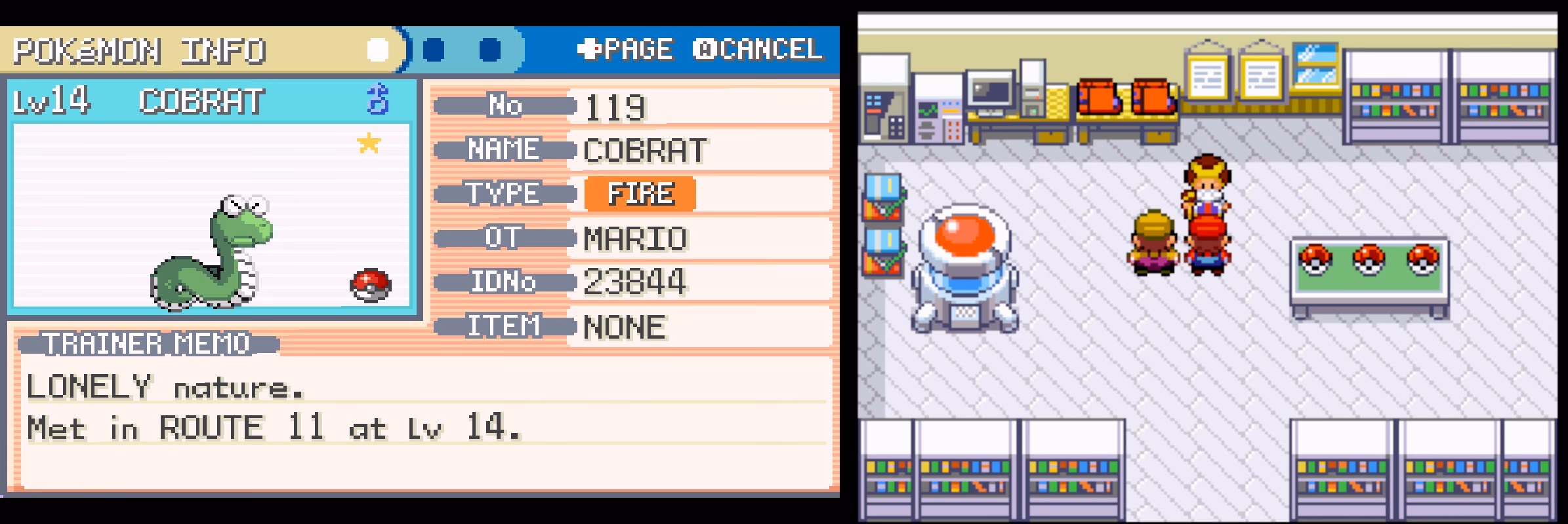 Pokémon Mariored & Luigigreen (GBA) Gameplay Screenshot 3 - Gohan's Tips