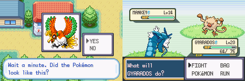 Pokémon MasterQuest (GBA) Gameplay Screenshot 1 - Gohan's Tips