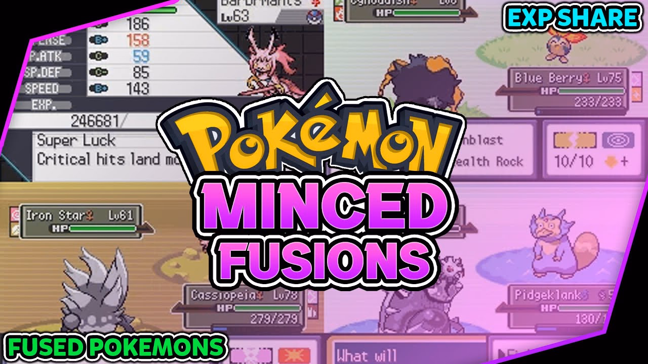 Download Pokémon Minced Fusions GBA ROM Hack - Background Aura - Gohan's Tips