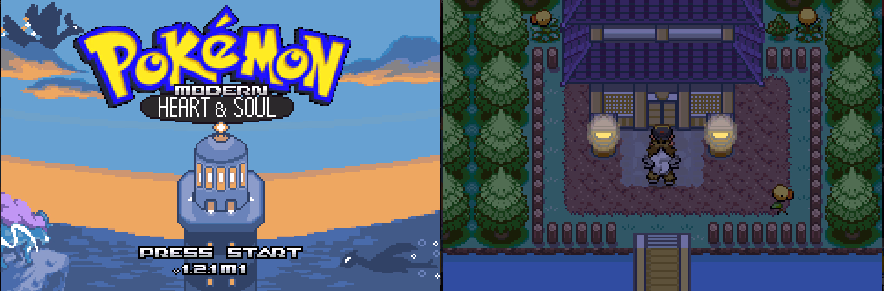 Pokémon Modern Heart and Soul (GBA) Gameplay Screenshot 1 - Gohan's Tips