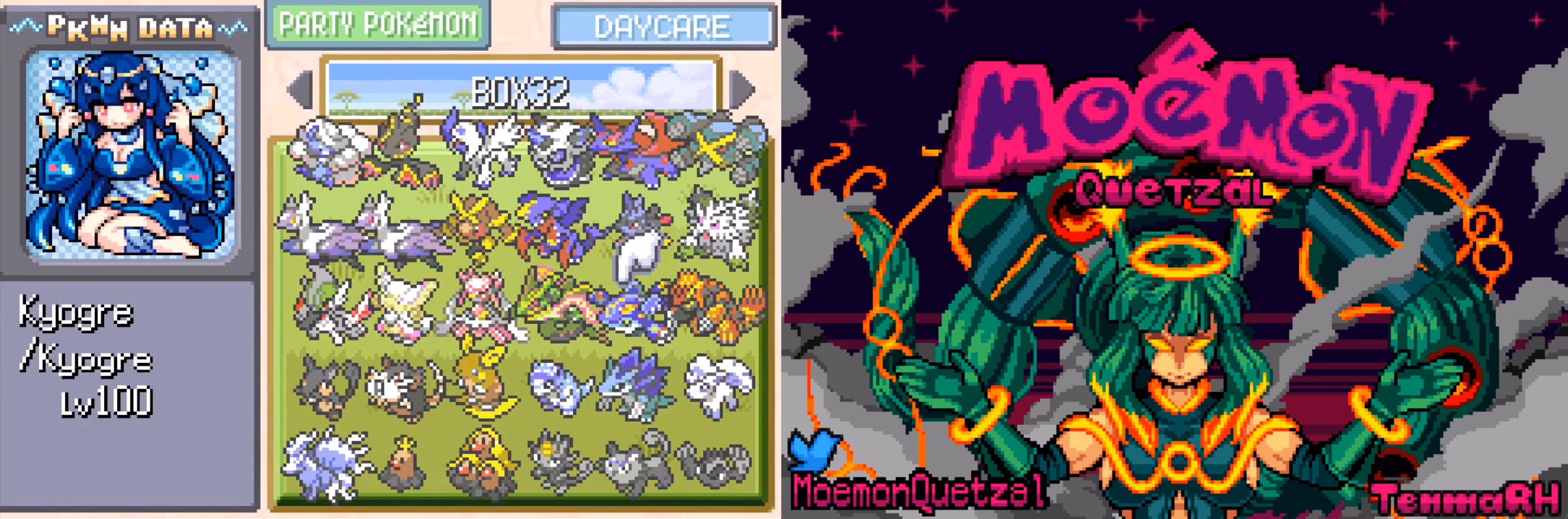 Pokémon Moemon Quetzal (GBA) Gameplay Screenshot 1 - Gohan's Tips
