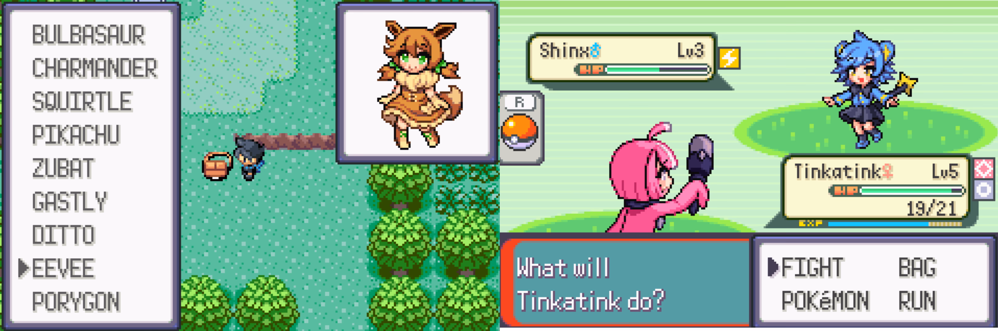 Pokémon Moemon Quetzal (GBA) Gameplay Screenshot 3 - Gohan's Tips