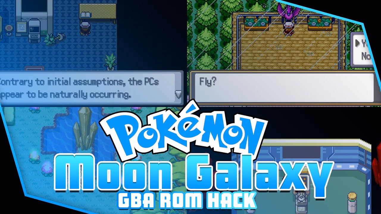 Download Pokémon Moon Galaxy Unofficial 2023 Version GBA ROM Hack - Background Aura - Gohan's Tips