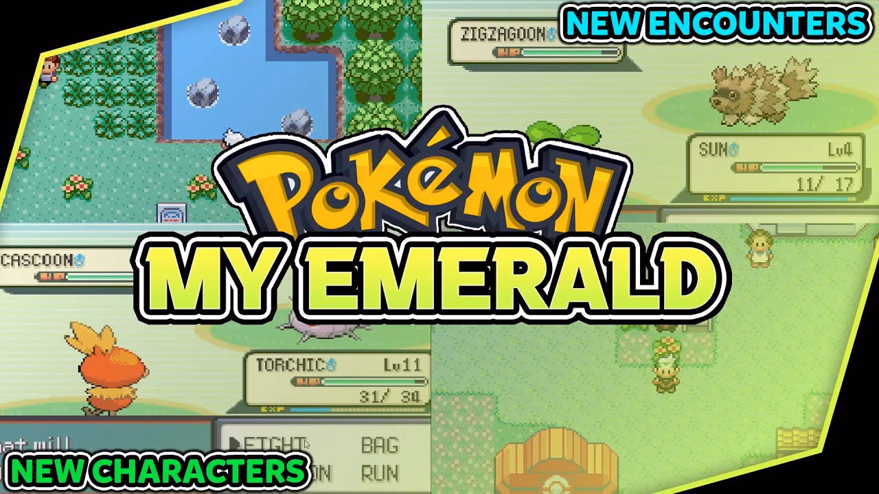 Download Pokémon My Emerald GBA ROM Hack - Background Aura - Gohan's Tips
