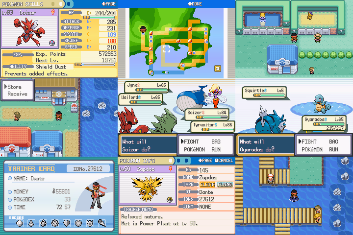 Pokémon NKP (GBA) Gameplay Screenshot 1 - Gohan's Tips