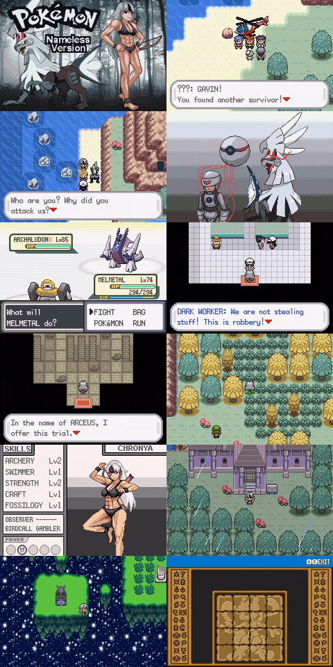 Pokémon Nameless Version (GBA) Gameplay Screenshot 1 - Gohan's Tips