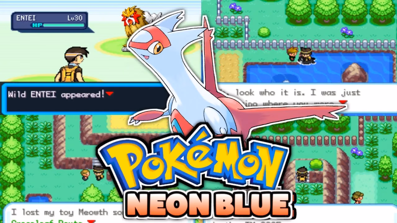 Download Pokémon Neon Blue GBA ROM Hack - Background Aura - Gohan's Tips