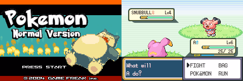Pokémon Normal Version (GBA) Gameplay Screenshot 1 - Gohan's Tips