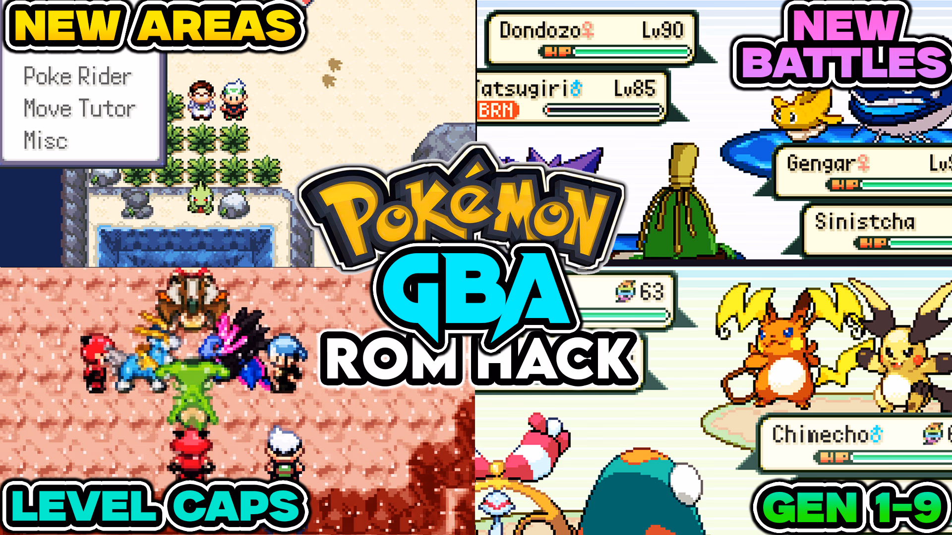 Download Pokémon Null GBA ROM Hack - Background Aura - Gohan's Tips