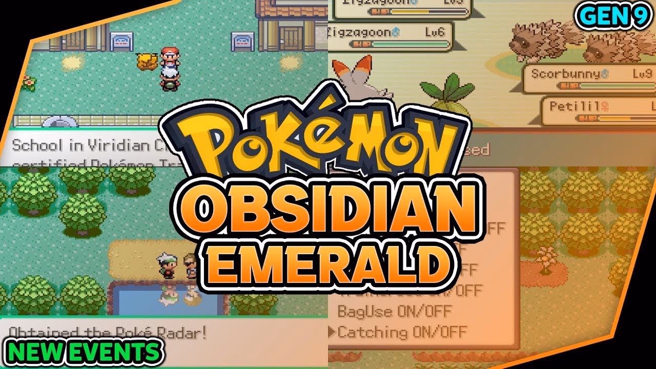 Download Pokémon Obsidian Emerald GBA ROM Hack - Background Aura - Gohan's Tips