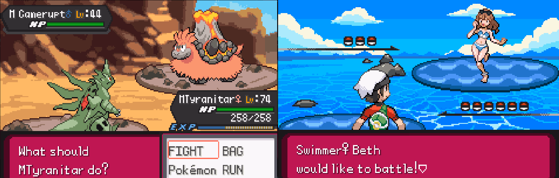 Pokémon Omega Ruby Origins (GBA) Gameplay Screenshot 1 - Gohan's Tips