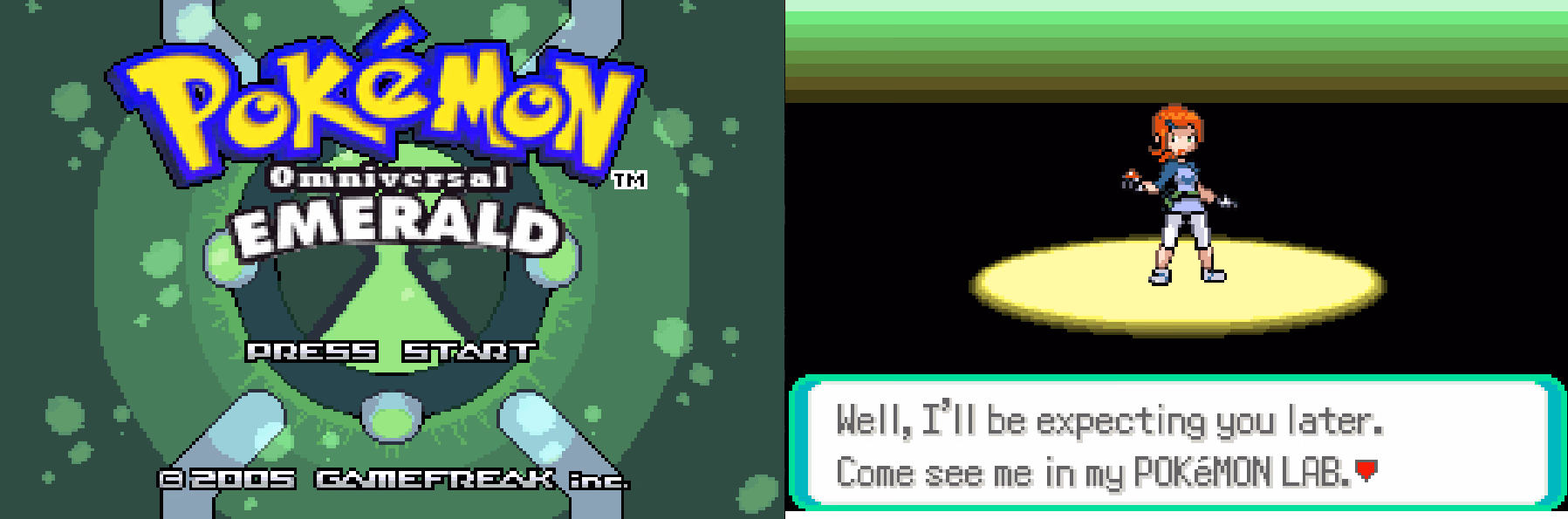 Pokémon Omniversal Emerald (GBA) Gameplay Screenshot 1 - Gohan's Tips
