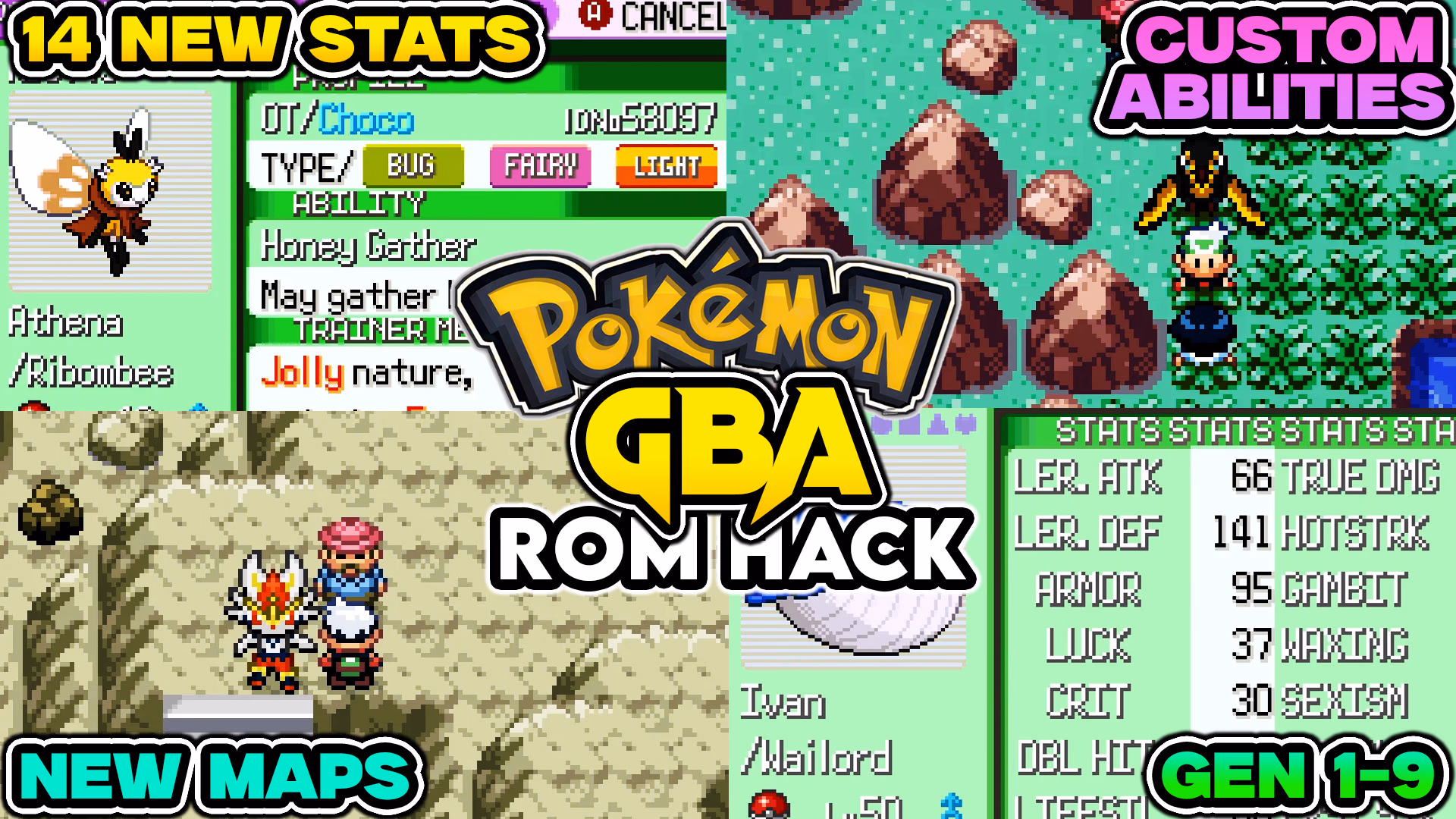 Download Pokémon Overcomplicated GBA ROM Hack - Background Aura - Gohan's Tips