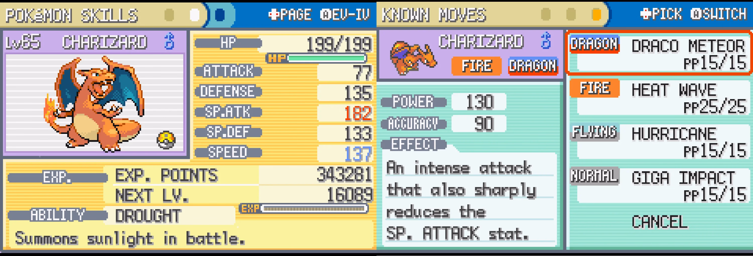 Pokémon Phoenix Red (GBA) Gameplay Screenshot 2 - Gohan's Tips
