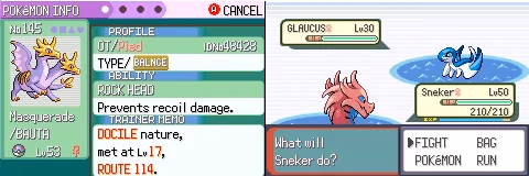 Pokémon Pokecave Almerald (GBA) Gameplay Screenshot 3 - Gohan's Tips