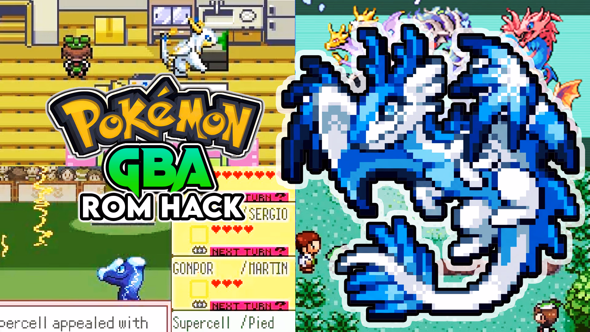 Download Pokémon Pokecave Almerald GBA ROM Hack - Background Aura - Gohan's Tips