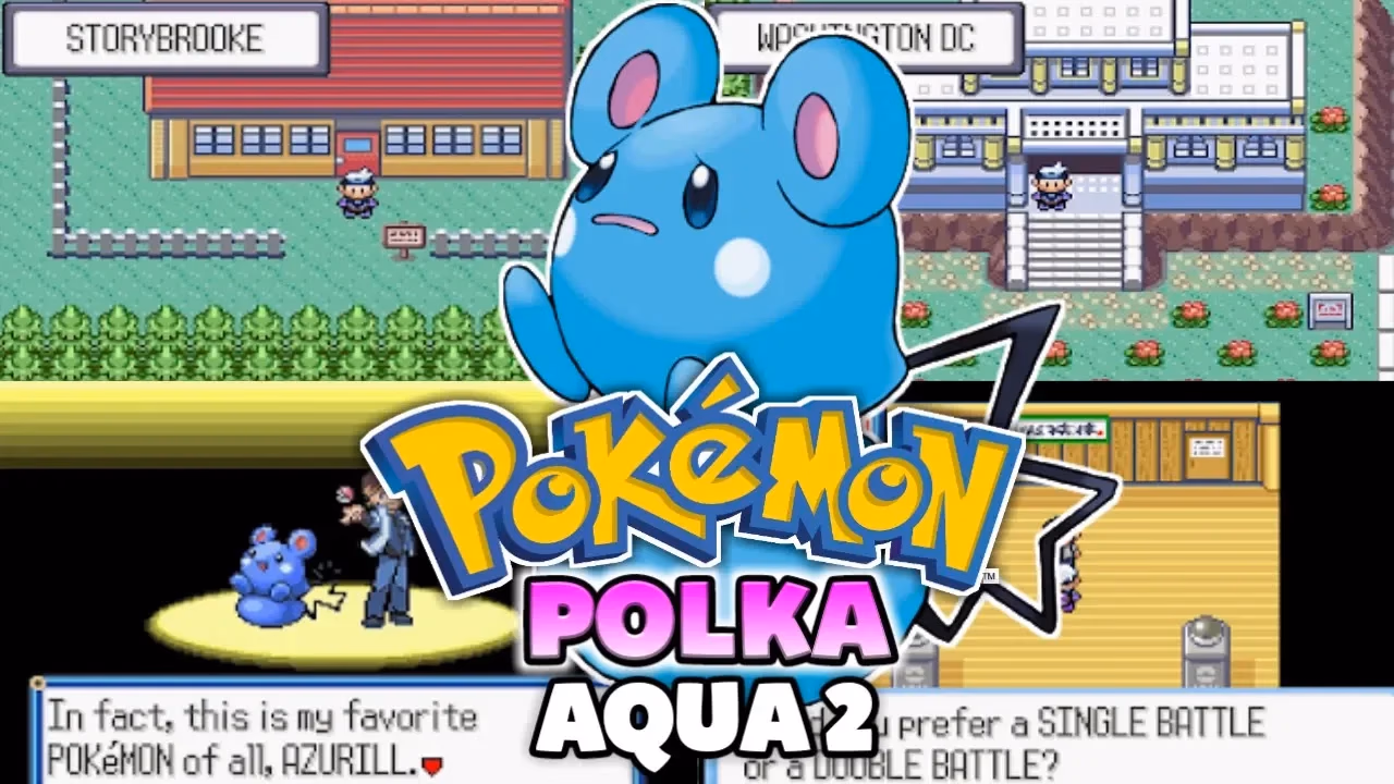 Download Pokémon Polka Aqua 2 GBA ROM Hack - Background Aura - Gohan's Tips
