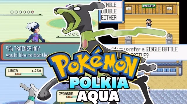 Download Pokémon Polka Aqua GBA ROM Hack - Background Aura - Gohan's Tips