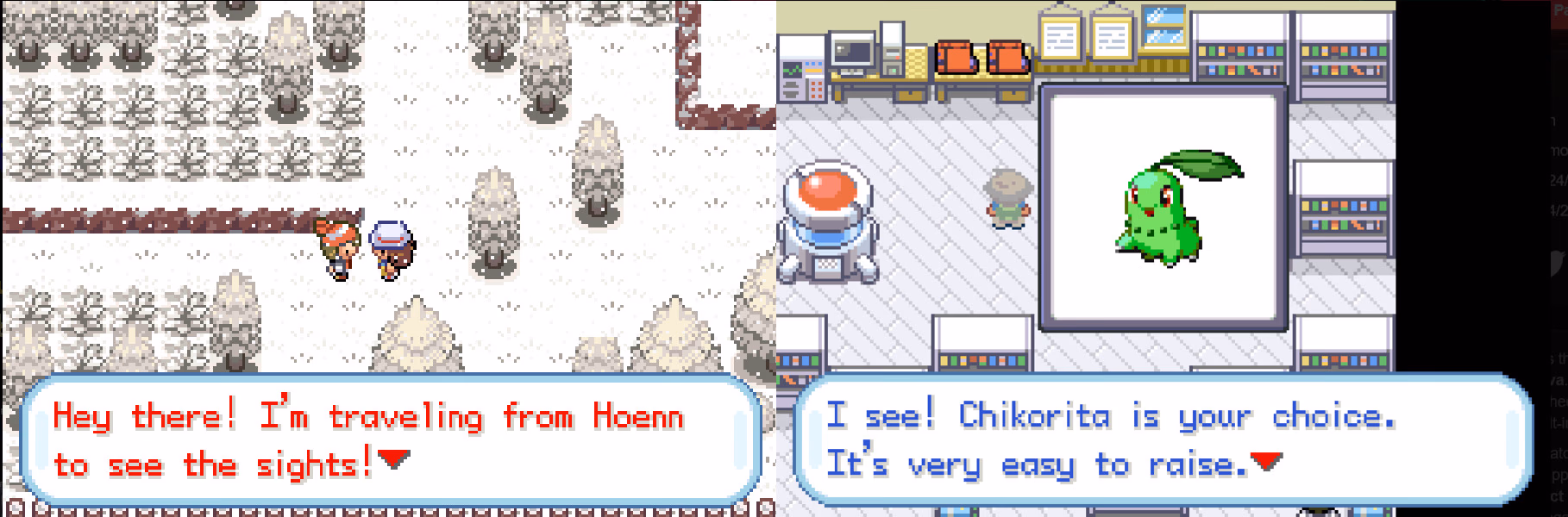 Pokémon Project Nova (GBA) Gameplay Screenshot 5 - Gohan's Tips