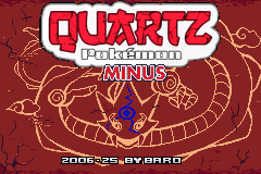 Pokémon Quartz Minus (GBA) Gameplay Screenshot 1 - Gohan's Tips