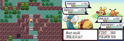 Pokémon Quartz Minus (GBA) Gameplay Screenshot 2 - Gohan's Tips