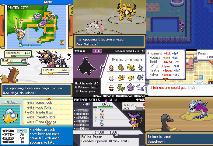 Pokémon Radical Red (GBA) Gameplay Screenshot 1 - Gohan's Tips
