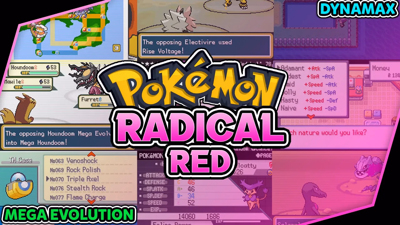 Download Pokémon Radical Red GBA ROM Hack - Background Aura - Gohan's Tips