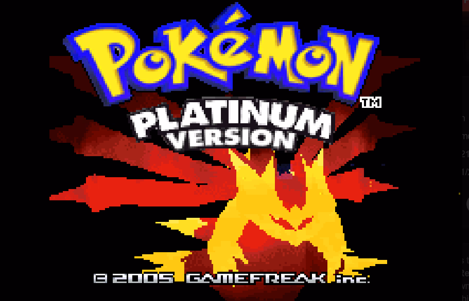Pokémon Retro Platinum (GBA) Gameplay Screenshot 1 - Gohan's Tips