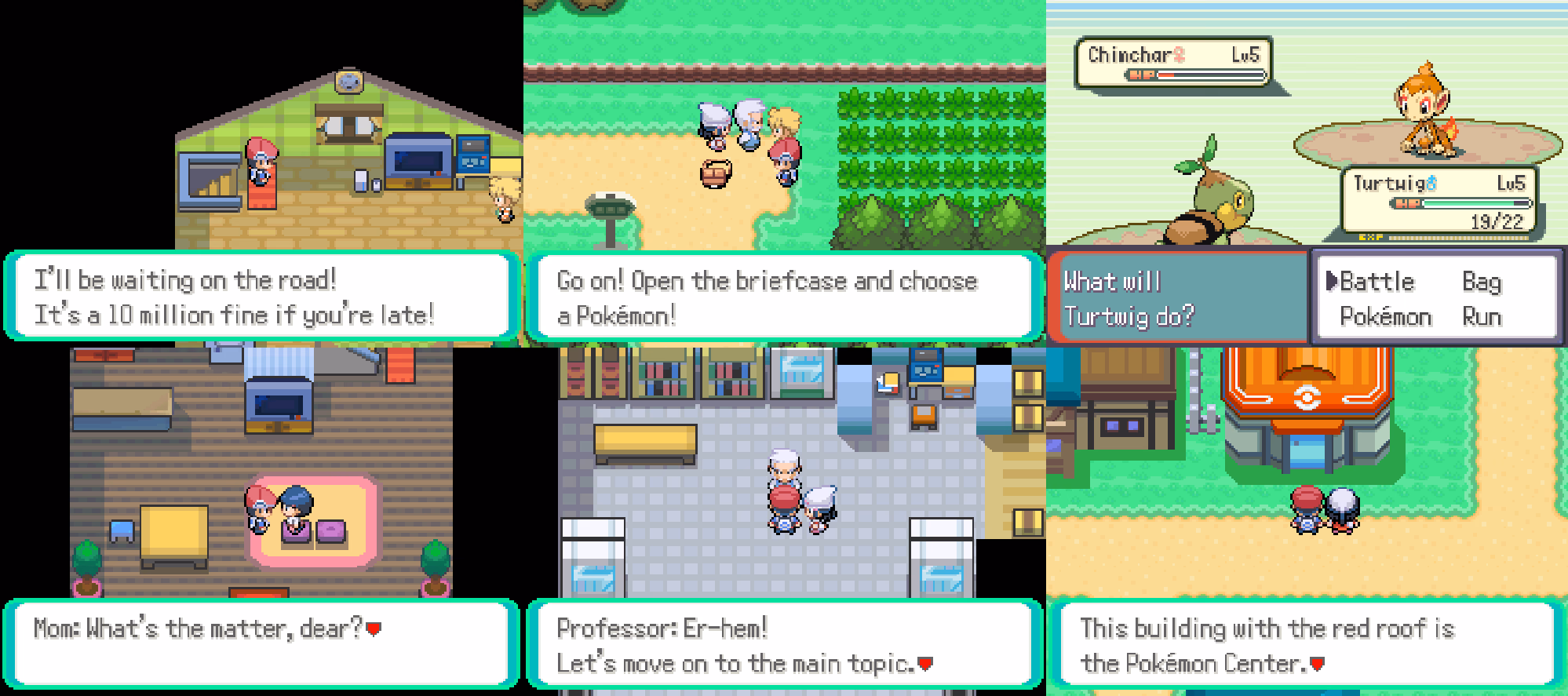 Pokémon Retro Platinum (GBA) Gameplay Screenshot 2 - Gohan's Tips