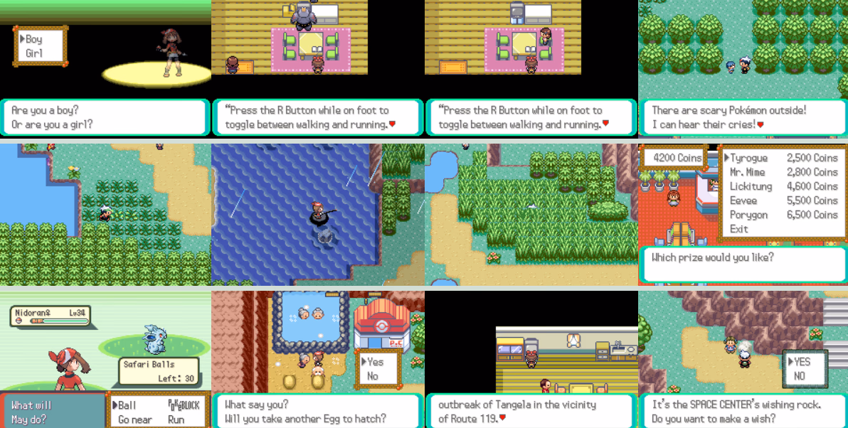 Pokémon Revelation (GBA) Gameplay Screenshot 1 - Gohan's Tips