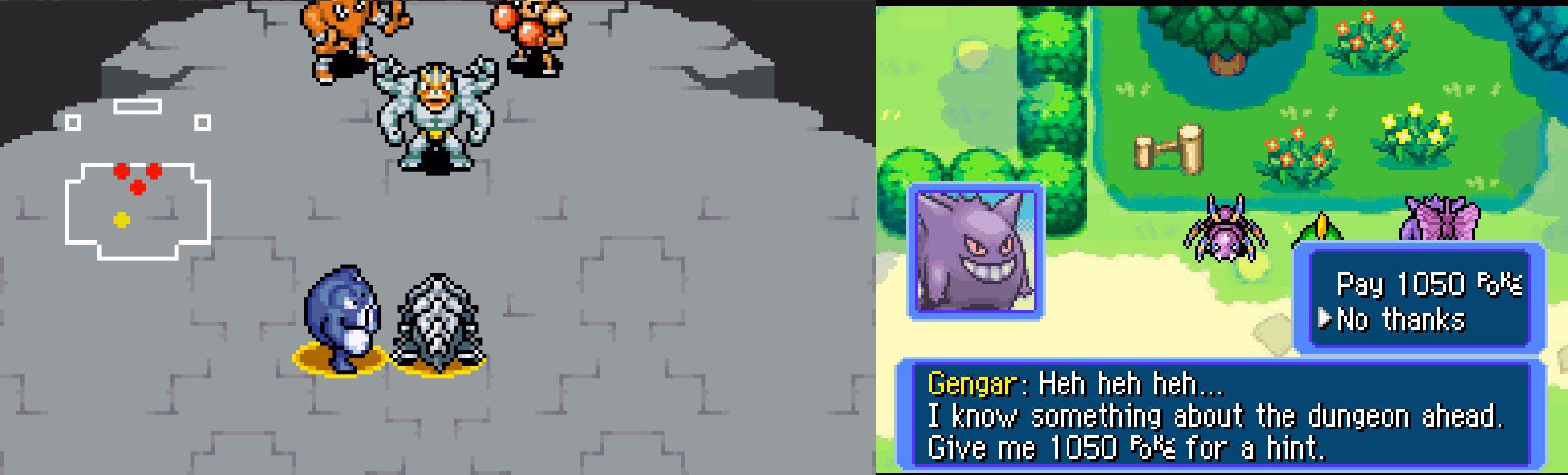 Pokémon Rogue Rescue Team (GBA) Gameplay Screenshot 1 - Gohan's Tips
