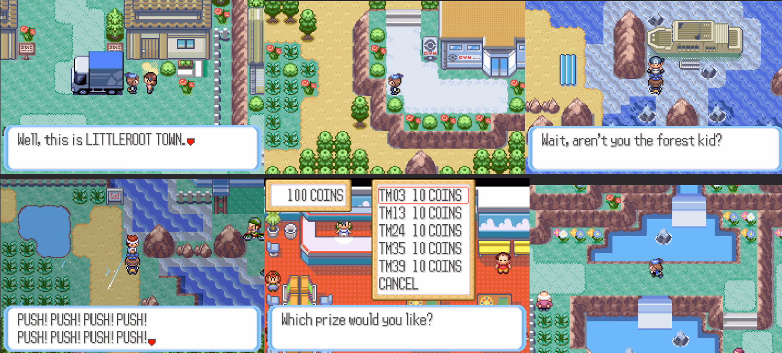 Pokémon Royal Sapphire (GBA) Gameplay Screenshot 2 - Gohan's Tips