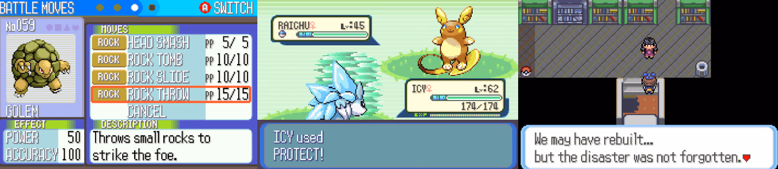 Pokémon Royal Sapphire (GBA) Gameplay Screenshot 3 - Gohan's Tips