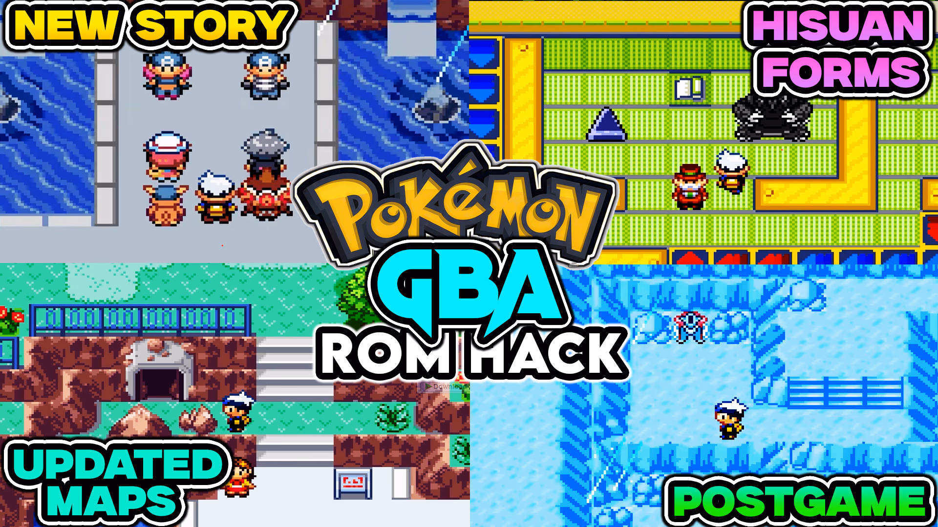 Download Pokémon Royal Sapphire GBA ROM Hack - Background Aura - Gohan's Tips