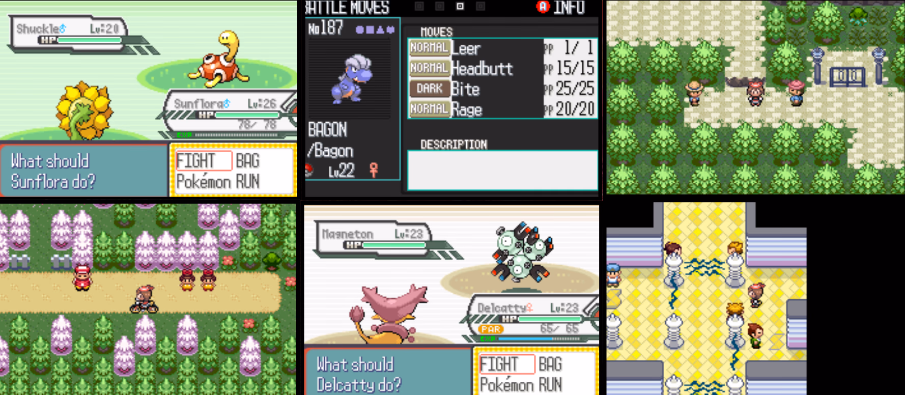 Pokémon Ruby's Ruin (GBA) Gameplay Screenshot 1 - Gohan's Tips