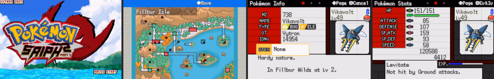 Pokémon Saiph 2 (GBA) Gameplay Screenshot 1 - Gohan's Tips