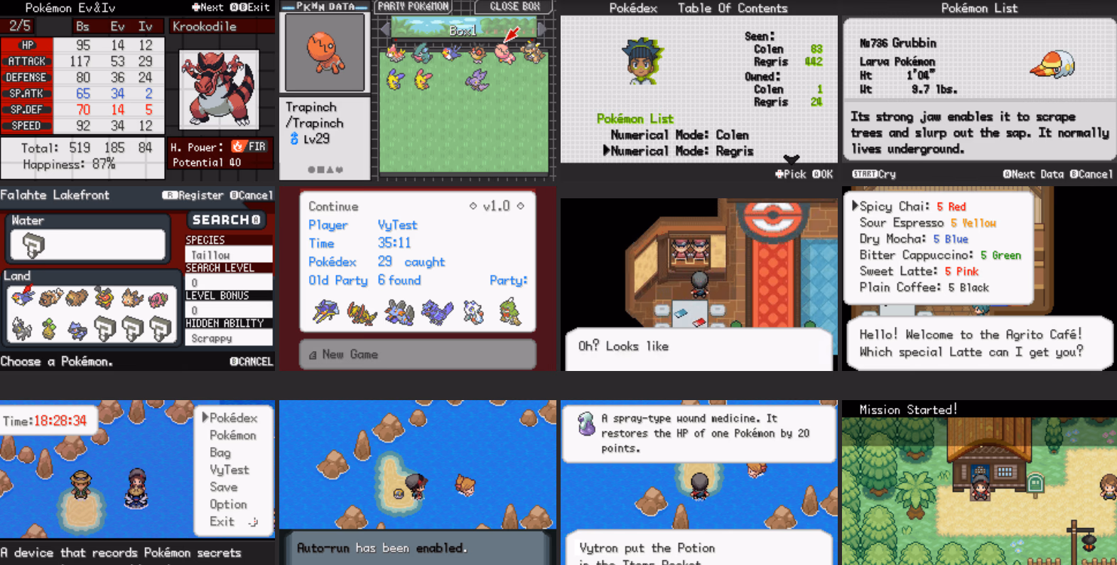 Pokémon Saiph 2 (GBA) Gameplay Screenshot 2 - Gohan's Tips