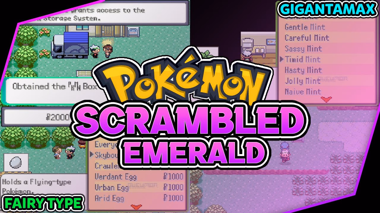 Download Pokémon Scrambled Emerald GBA ROM Hack - Background Aura - Gohan's Tips
